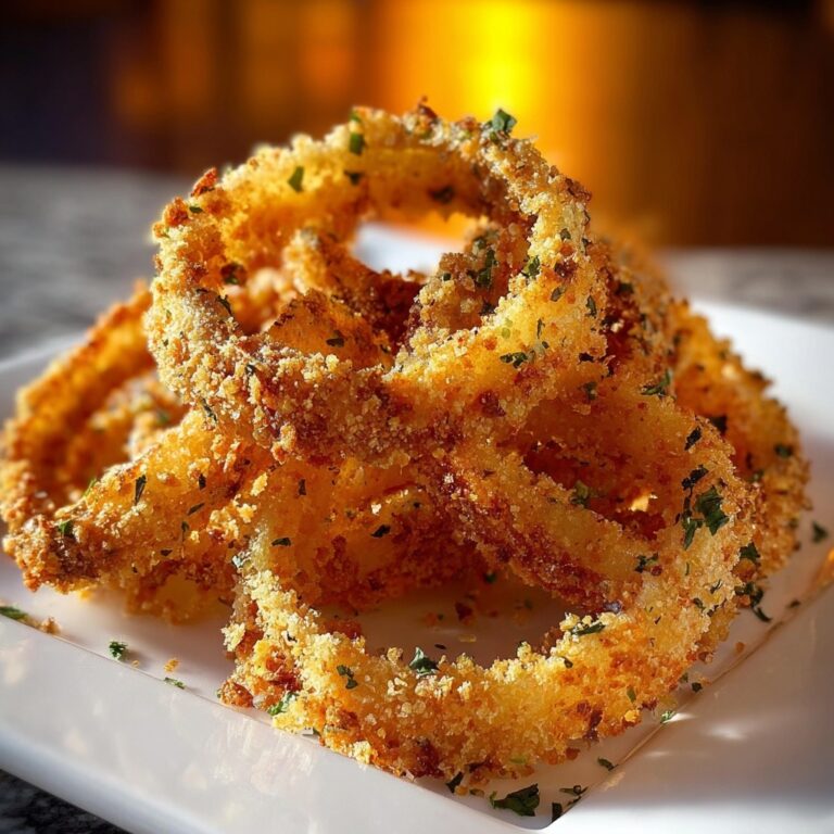 Crispy Parmesan Onion Ring Chips Recipe