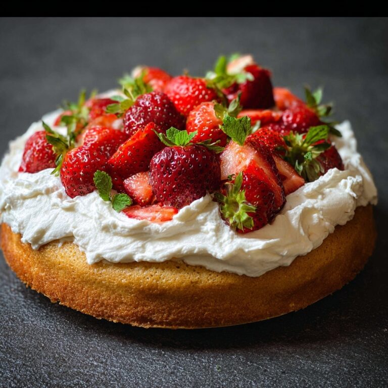 Strawberry Tahini Cake Recipe