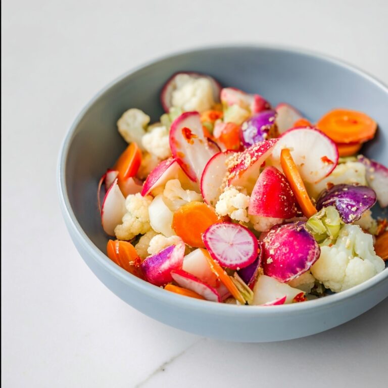 Carrot Radish Salad with Parmesan Recipe