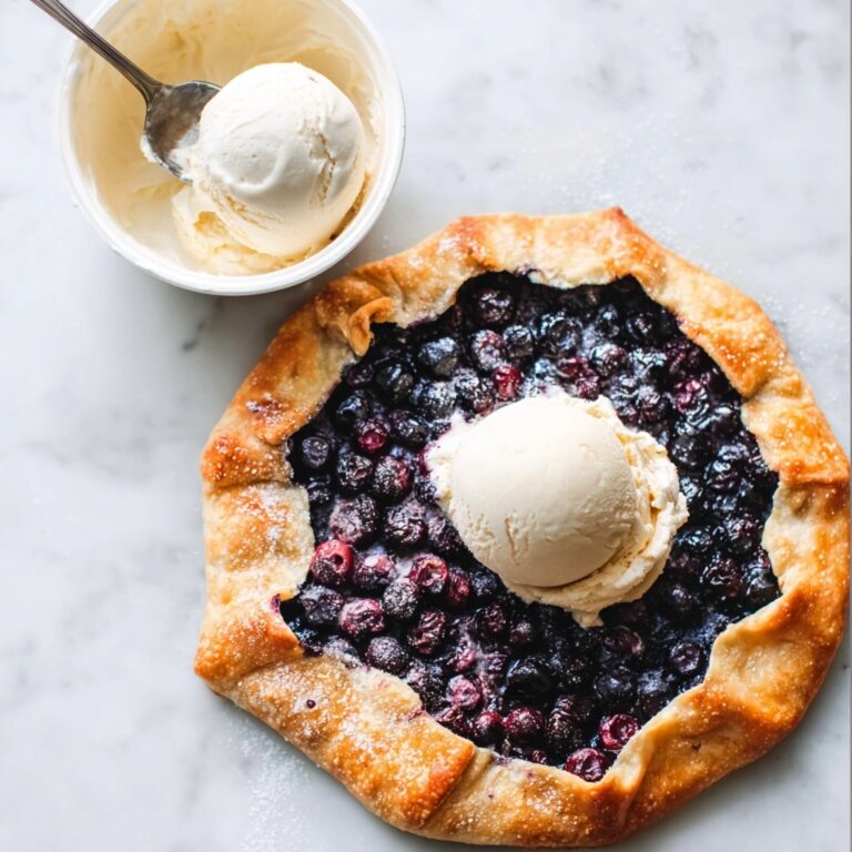 Cherry Blueberry Galette Recipe