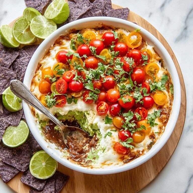 Healthy Green Layered Bean Dip with Avocado, Yogurt, and Tomatoes Recipe
