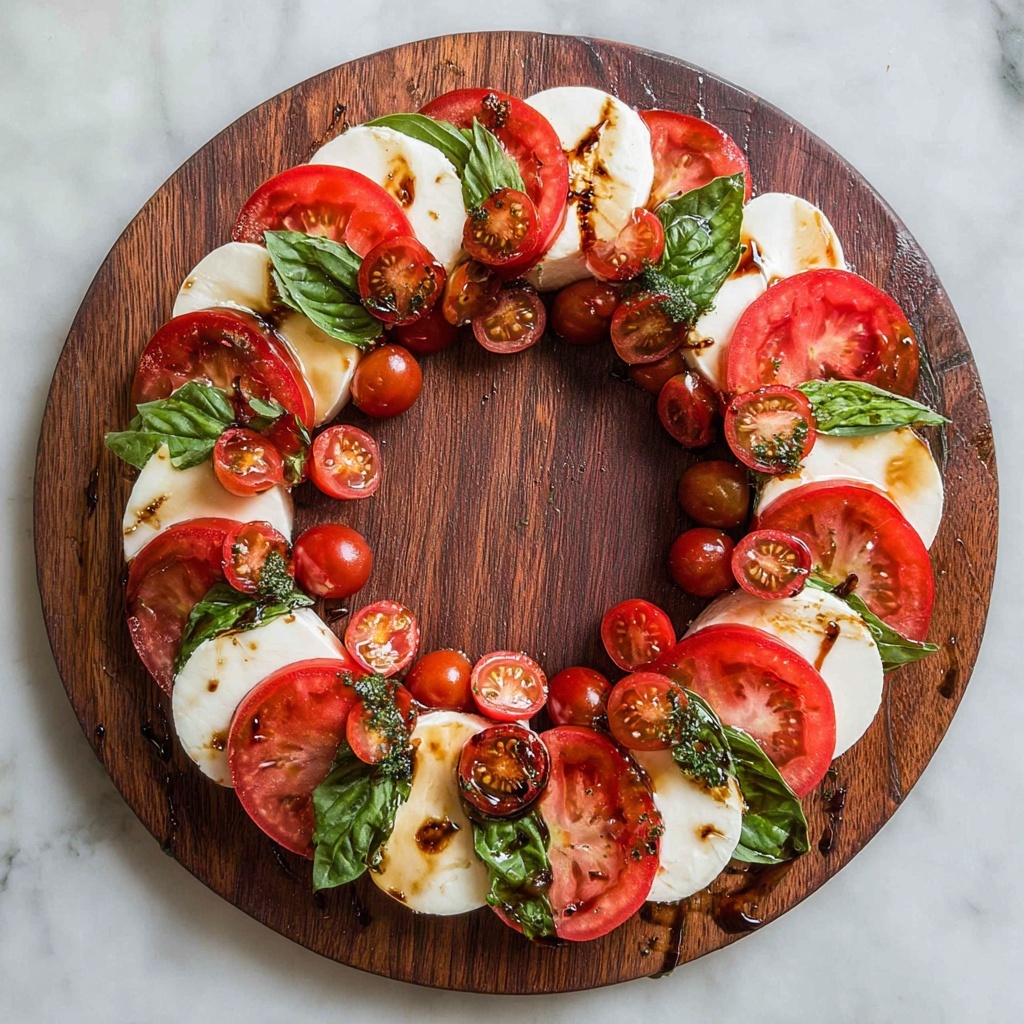 Caprese Wreath Recipe - Recipe Image