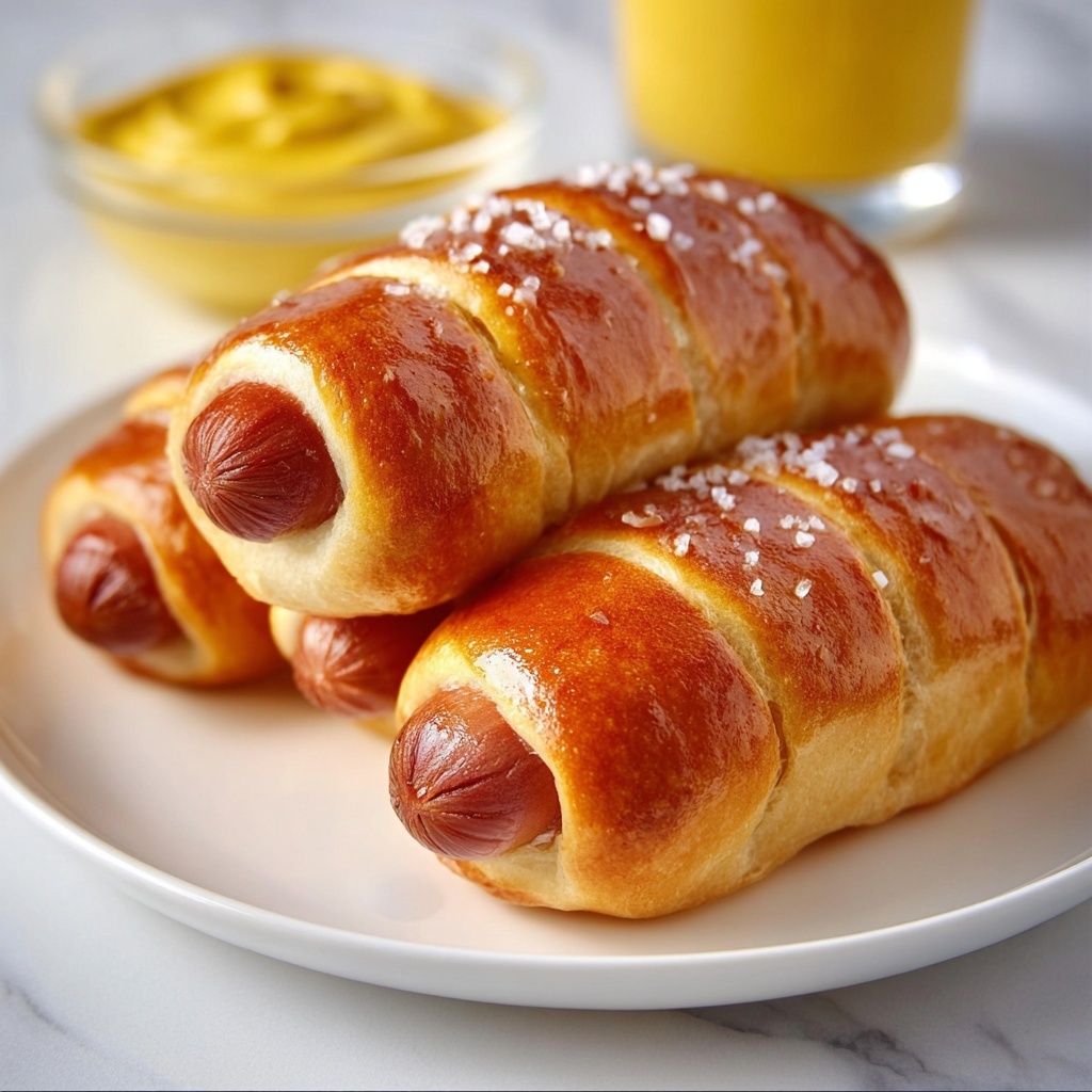 Homemade Pretzel Dogs Recipe - Recipe Image