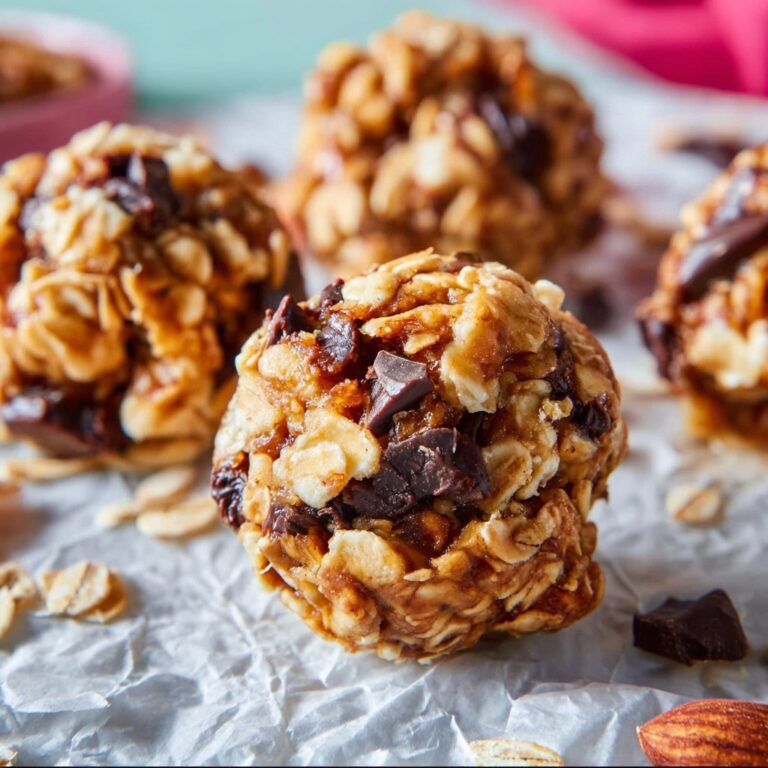 No Bake Peanut Butter Oatmeal Energy Bites Recipe
