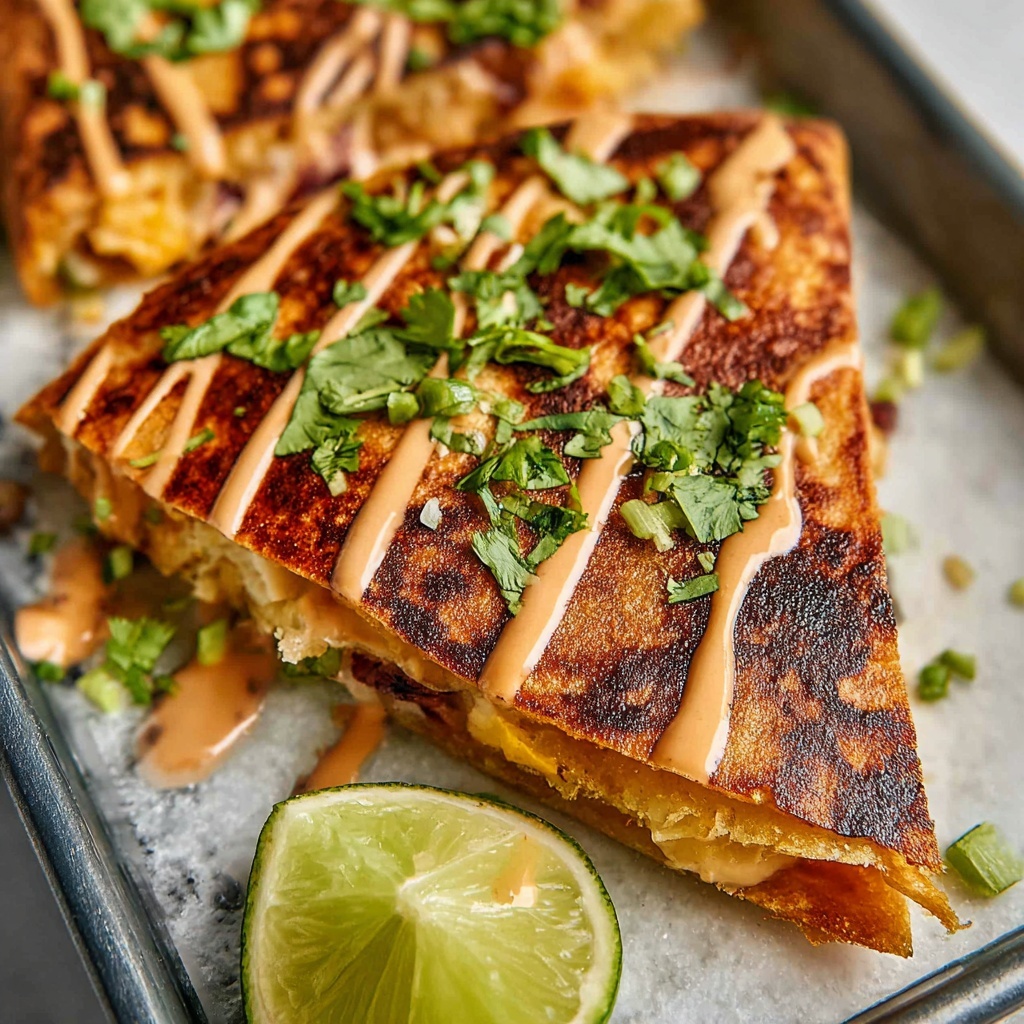 Sheet Pan Chicken Quesadillas Recipe - Recipe Image