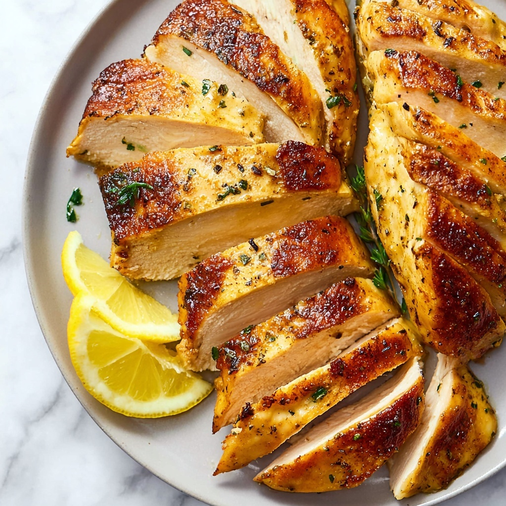 Sous Vide Chicken Breast with Herbs and Lemon Recipe - Recipe Image