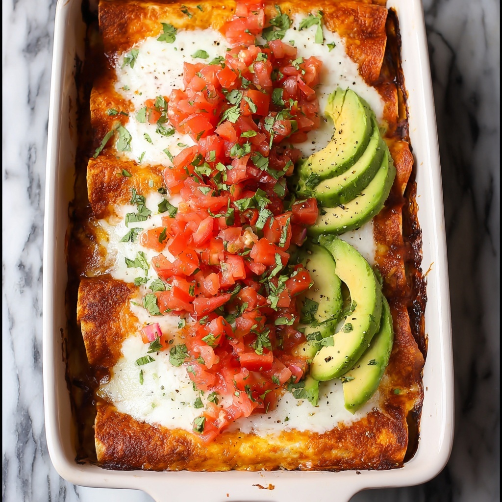 Cheesy Creamy Chicken Enchiladas Recipe - Recipe Image