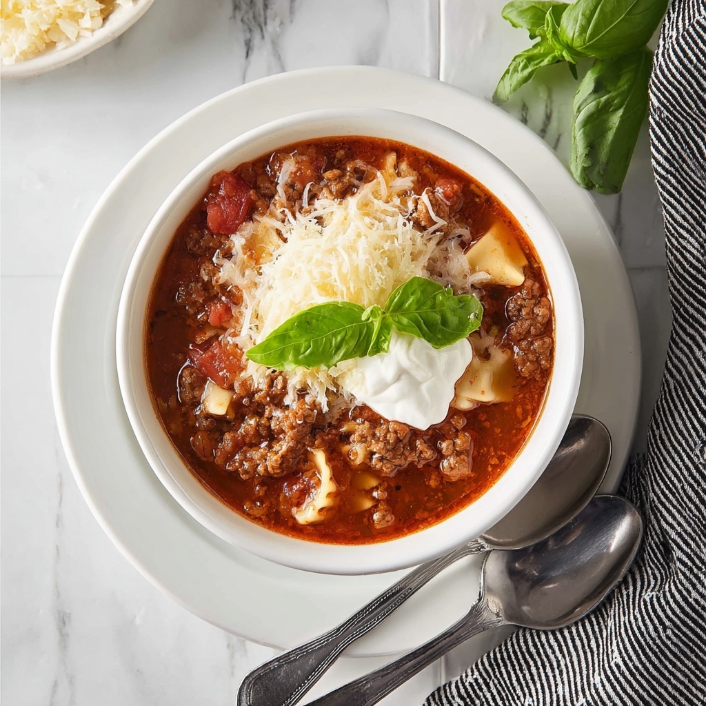 Instant Pot Lasagna Soup Recipe - Recipe Image