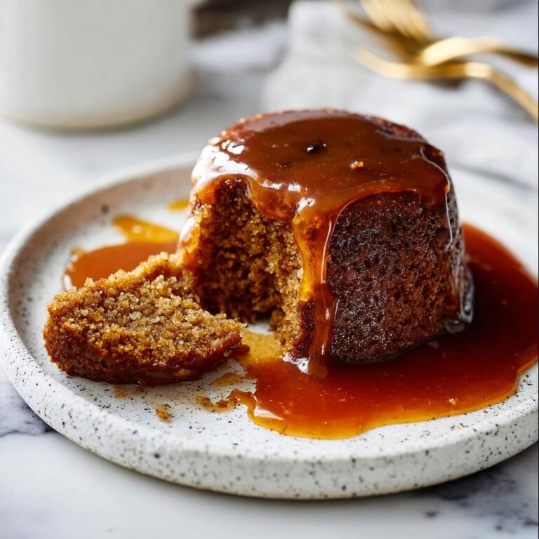 Sticky Toffee Pudding with Rich Toffee Sauce Recipe