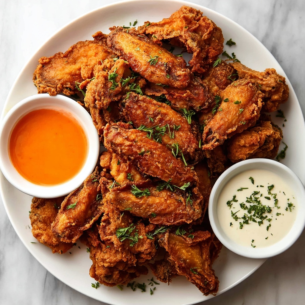 Crispy Fried Chicken Wings Recipe - Recipe Image