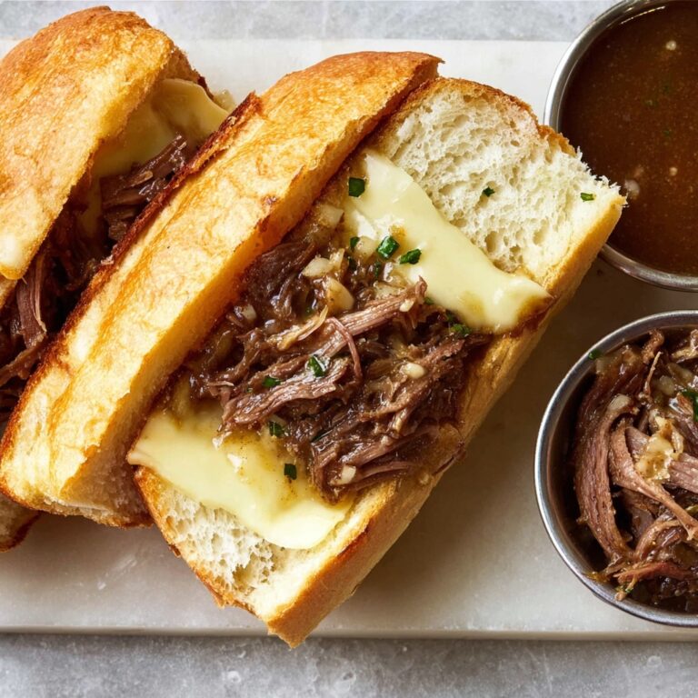 Hot Beef Sandwiches with Rich Gravy Recipe