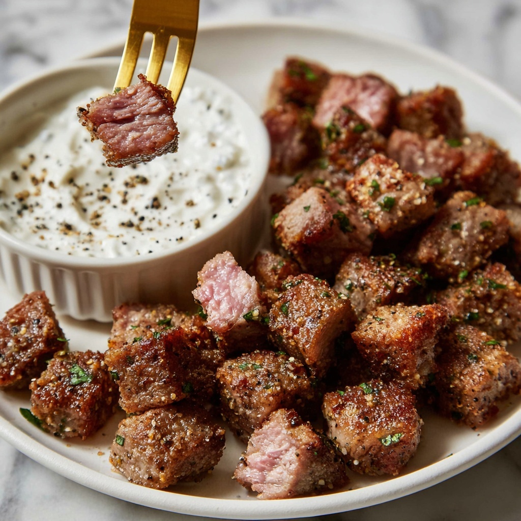 Air Fryer Steak Bites Recipe - Recipe Image