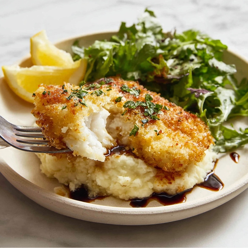 Healthy Parmesan Garlic Crumbed Fish Recipe - Recipe Image