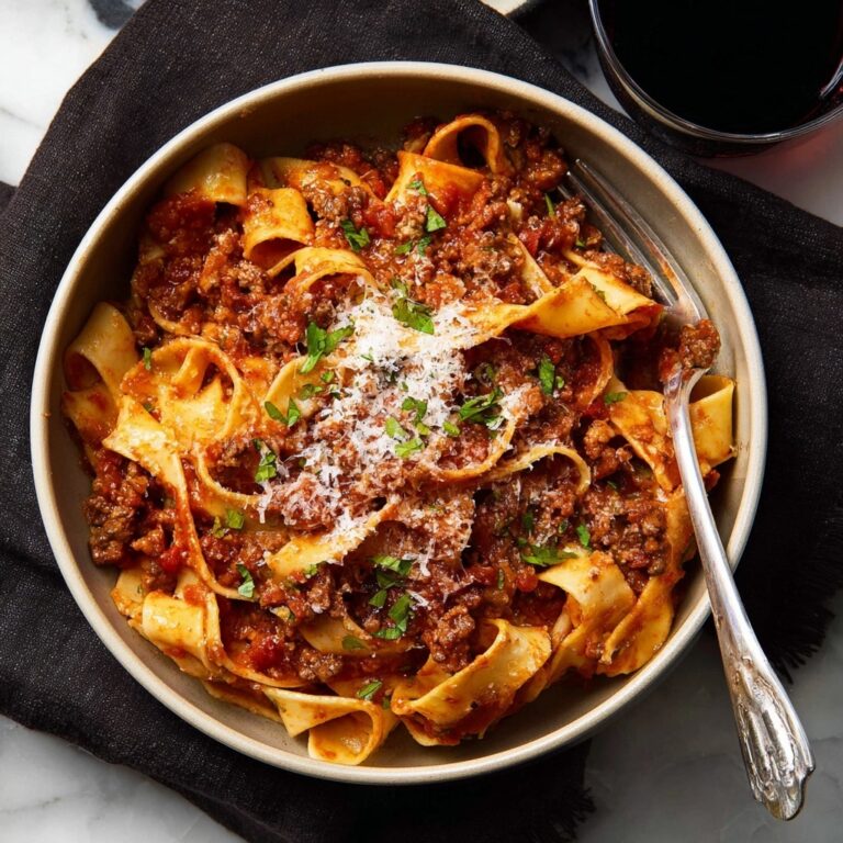 Sausage Ragu with Pappardelle Pasta Recipe