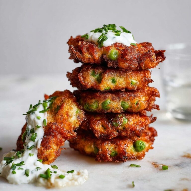 Crispy Pea Fritters Recipe