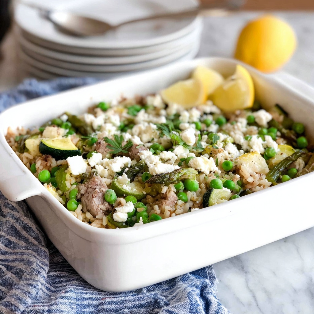 Chicken and Green Vegetable Pilaf (One Pot Dinner) Recipe - Recipe Image