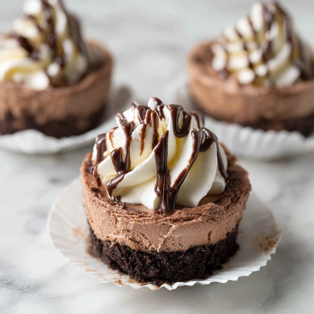 Mini No Bake Nutella Cheesecake Recipe - Recipe Image
