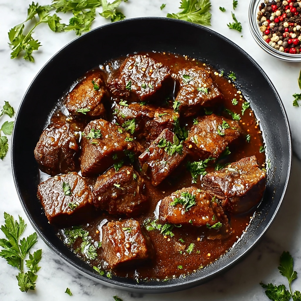 Juicy Garlic Butter Steak Bites Recipe - Recipe Image