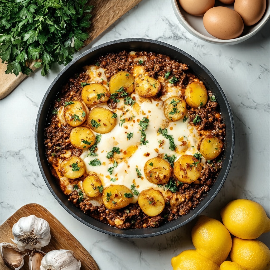 Hearty Ground Beef and Potato Casserole Recipe - Recipe Image