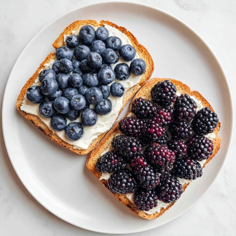 Berry Ricotta Toast with Honey Recipe