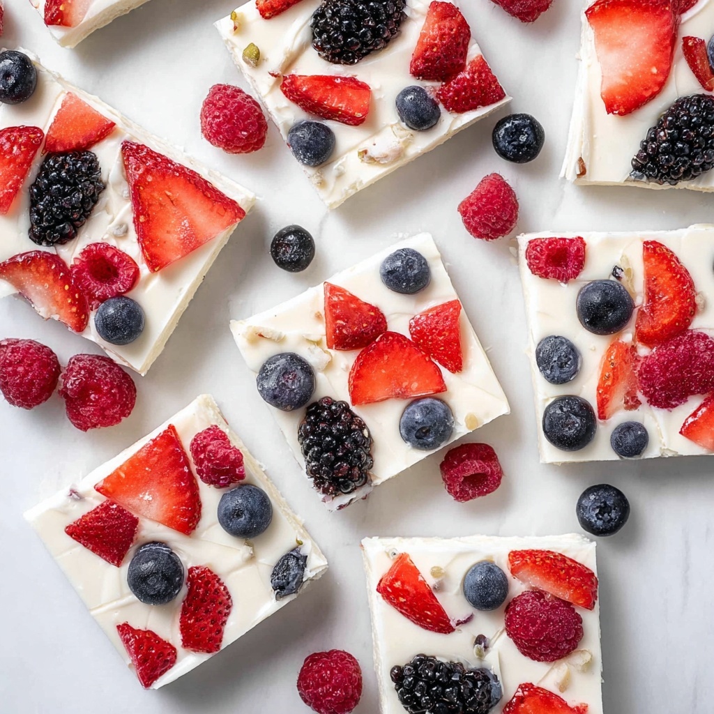 Berry Yogurt Bark Recipe - Recipe Image