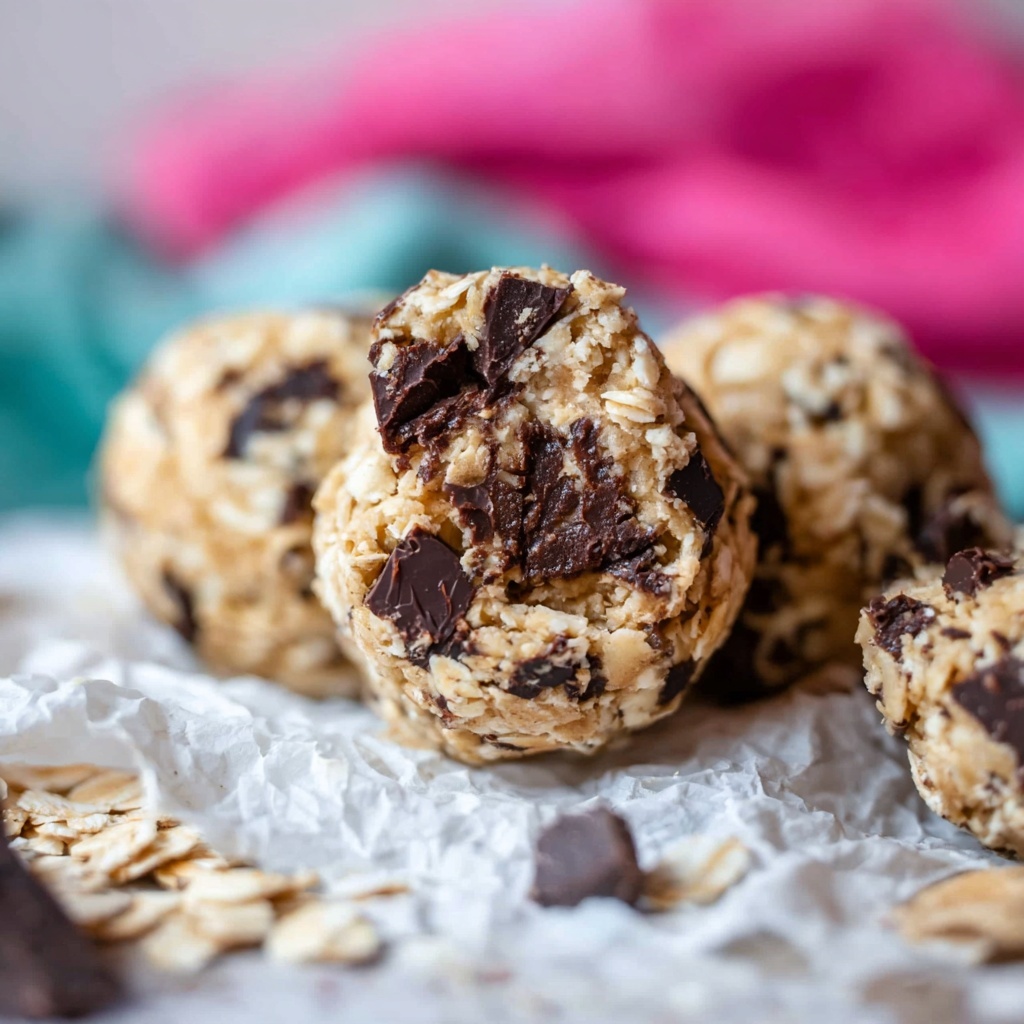 No Bake Peanut Butter Oatmeal Energy Bites Recipe - Recipe Image