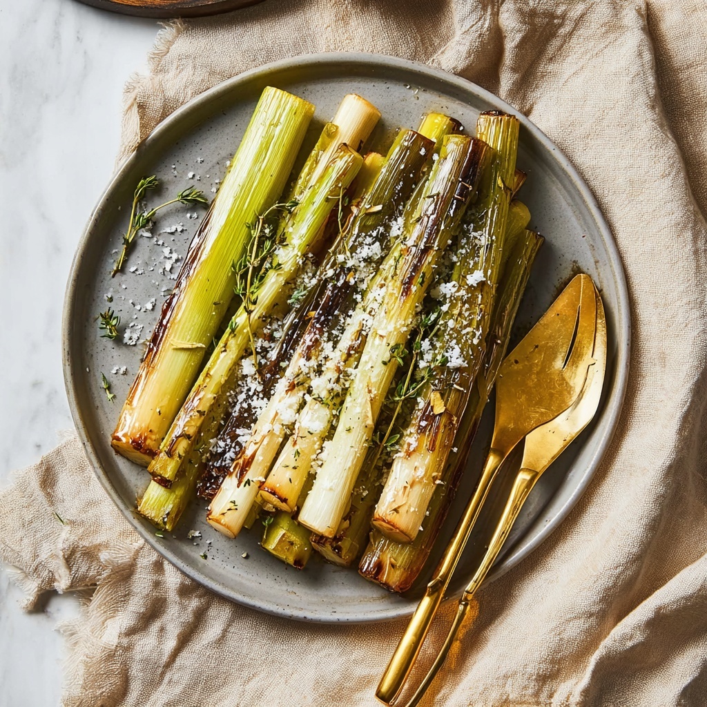 Sauteed Leeks with Parmesan Recipe - Recipe Image