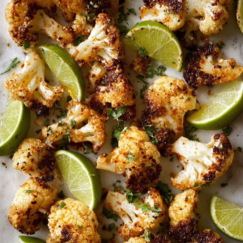 Chipotle Lime Roasted Cauliflower Recipe - Recipe Image