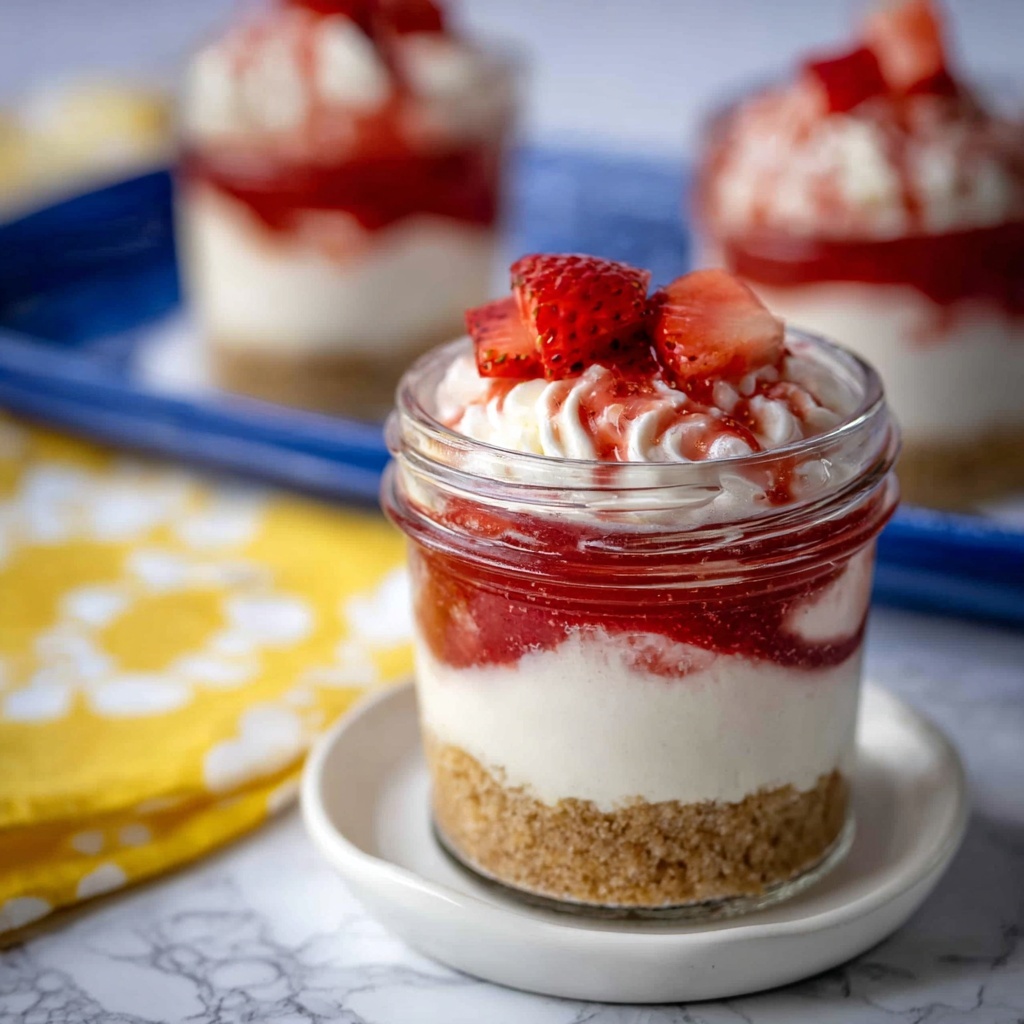Strawberry Cheesecake Sundae Pots Recipe - Recipe Image