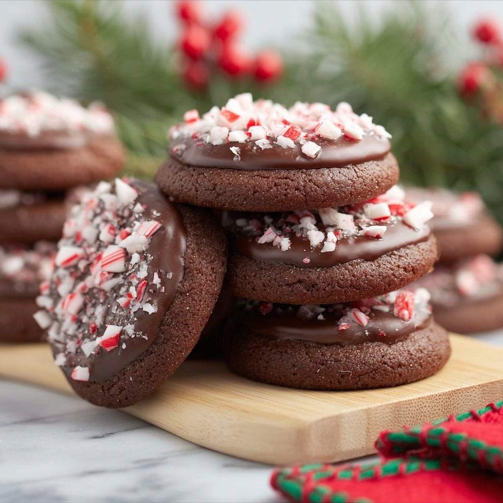Chocolate Peppermint Mocha Cookies Recipe - Recipe Image