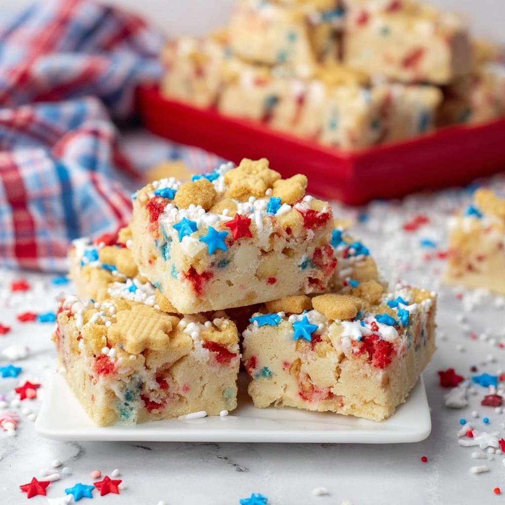 Patriotic Blondies Recipe - Recipe Image
