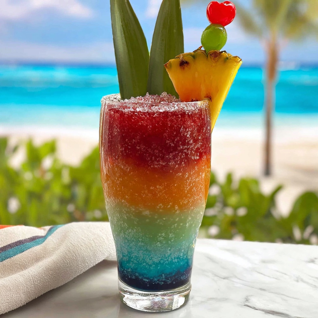 Rainbow Margarita Recipe - Recipe Image