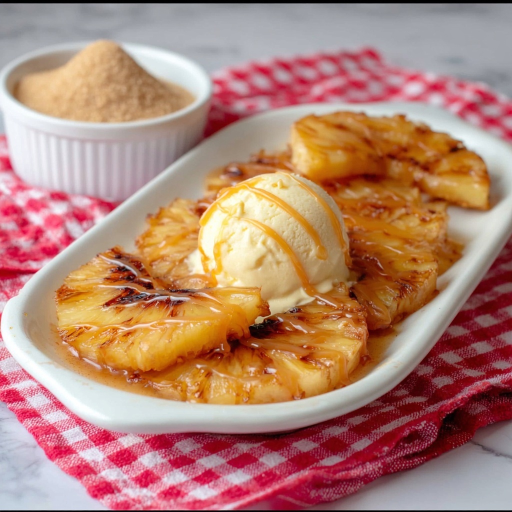 Air Fryer Pineapple with Cinnamon and Maple Syrup Recipe - Recipe Image