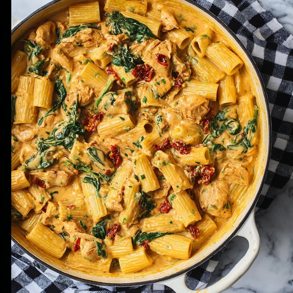 Creamy Tuscan Chicken Pasta Recipe - Recipe Image