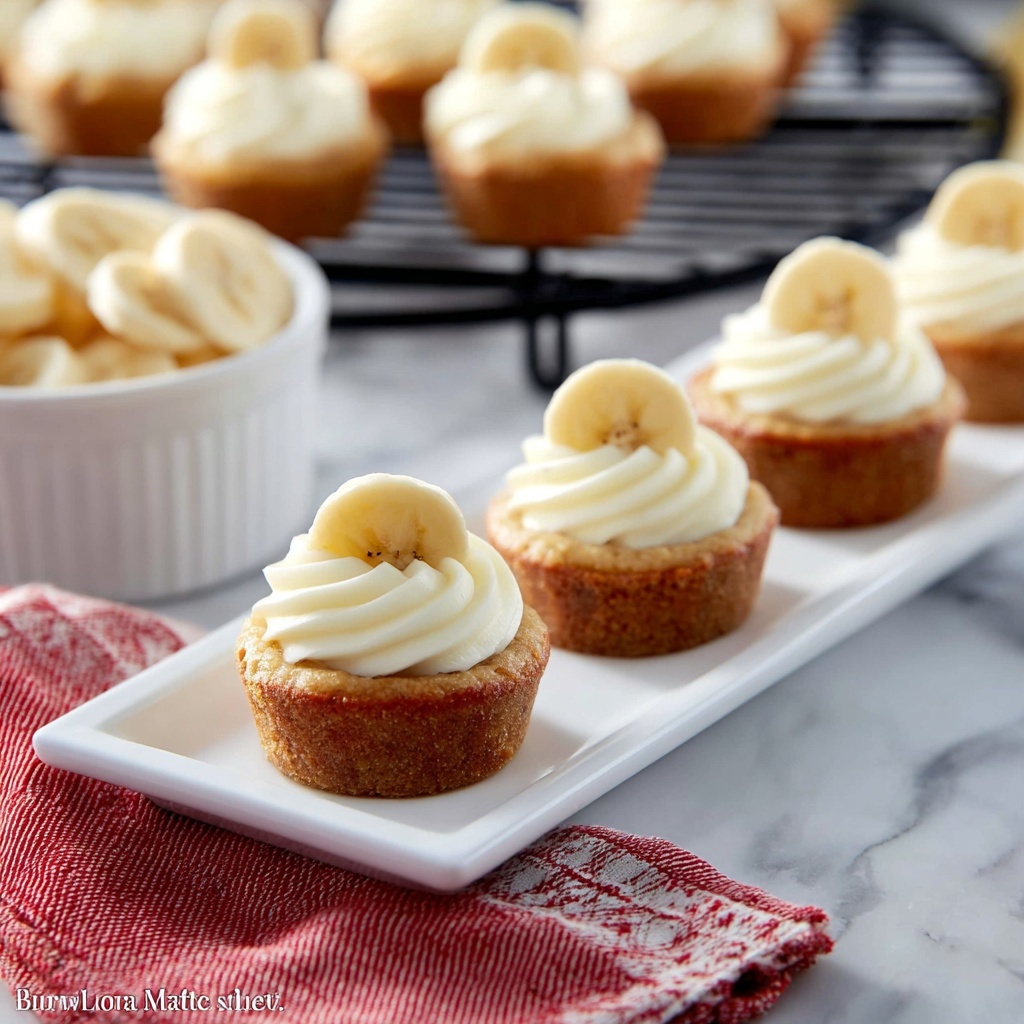 Easy Banana Pudding Cookie Cups Recipe - Recipe Image