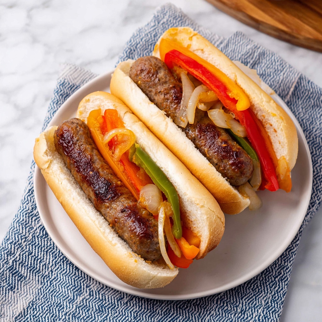 Slow Cooker Sausage and Peppers Recipe - Recipe Image