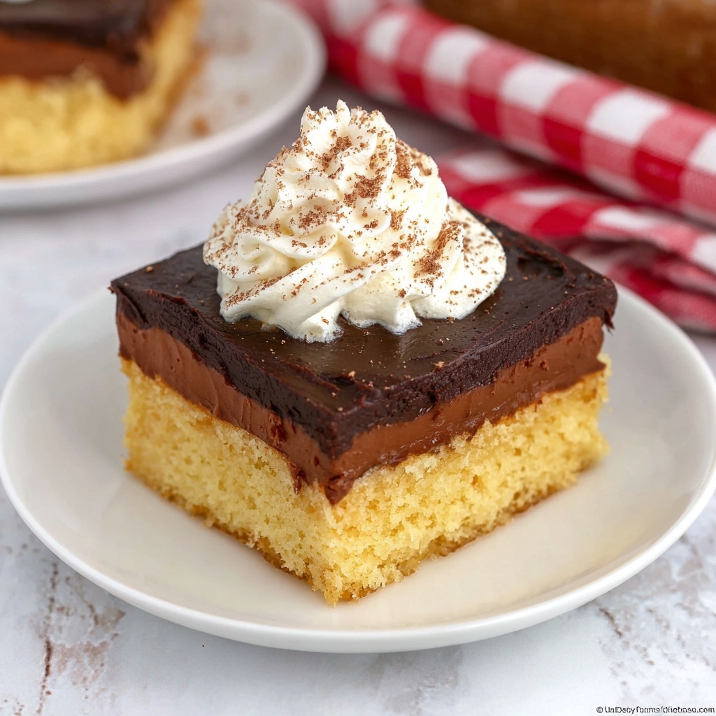 Coffee Caramel Poke Cake Recipe - Recipe Image