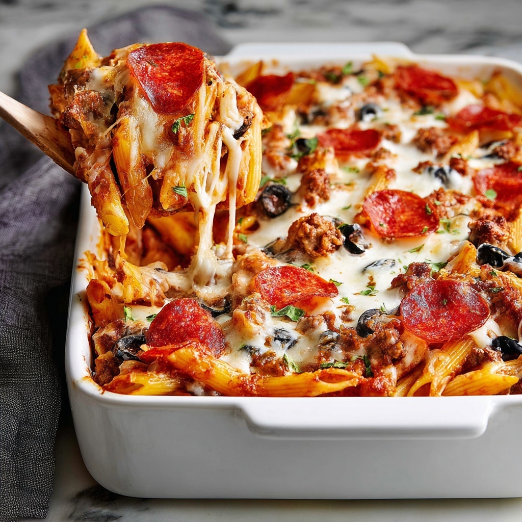 Pizza Pasta Bake Recipe - Recipe Image
