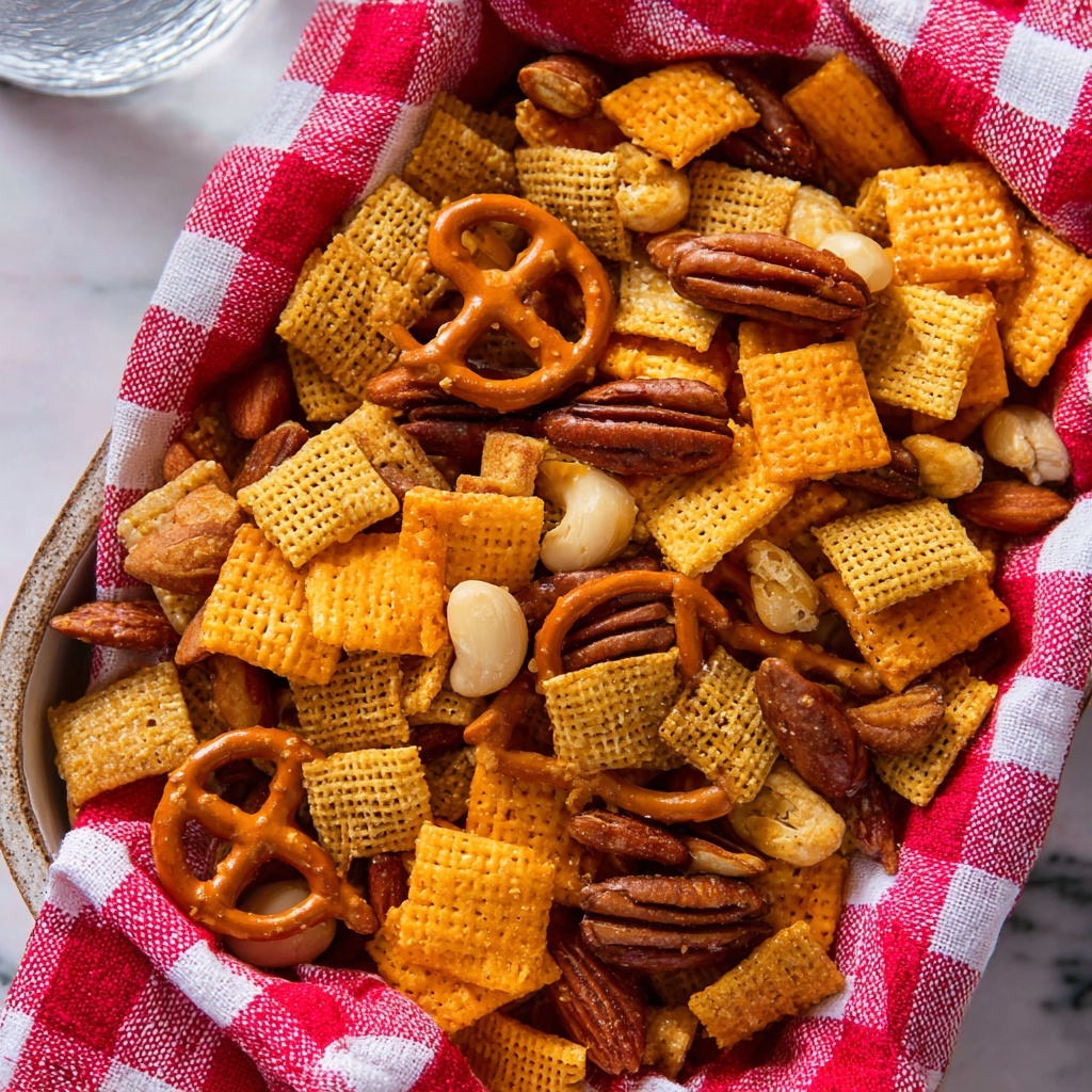 Chex Mix Recipe (Oven or Crockpot) Recipe - Recipe Image