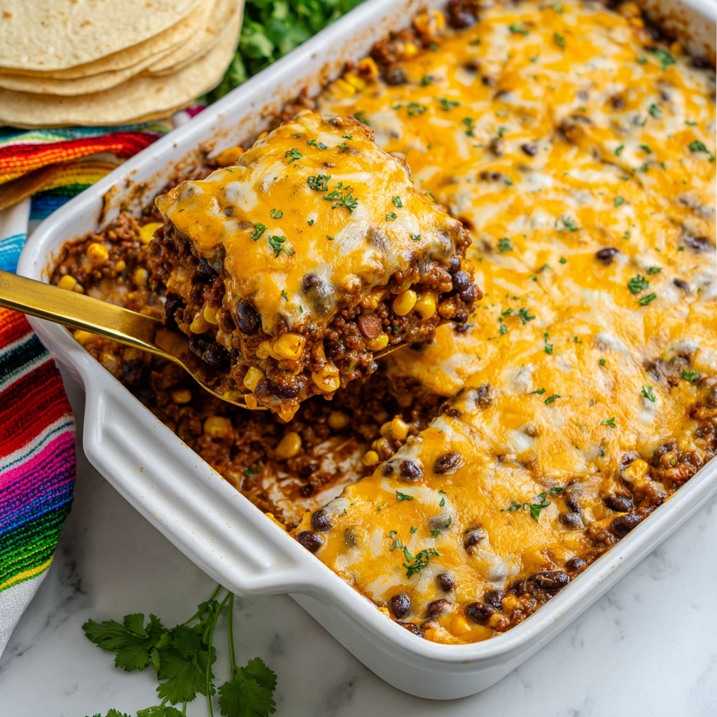 Beef Enchilada Casserole Recipe - Recipe Image
