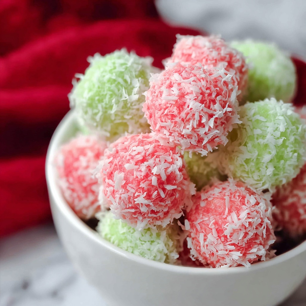 Christmas Jello Balls Recipe - Recipe Image