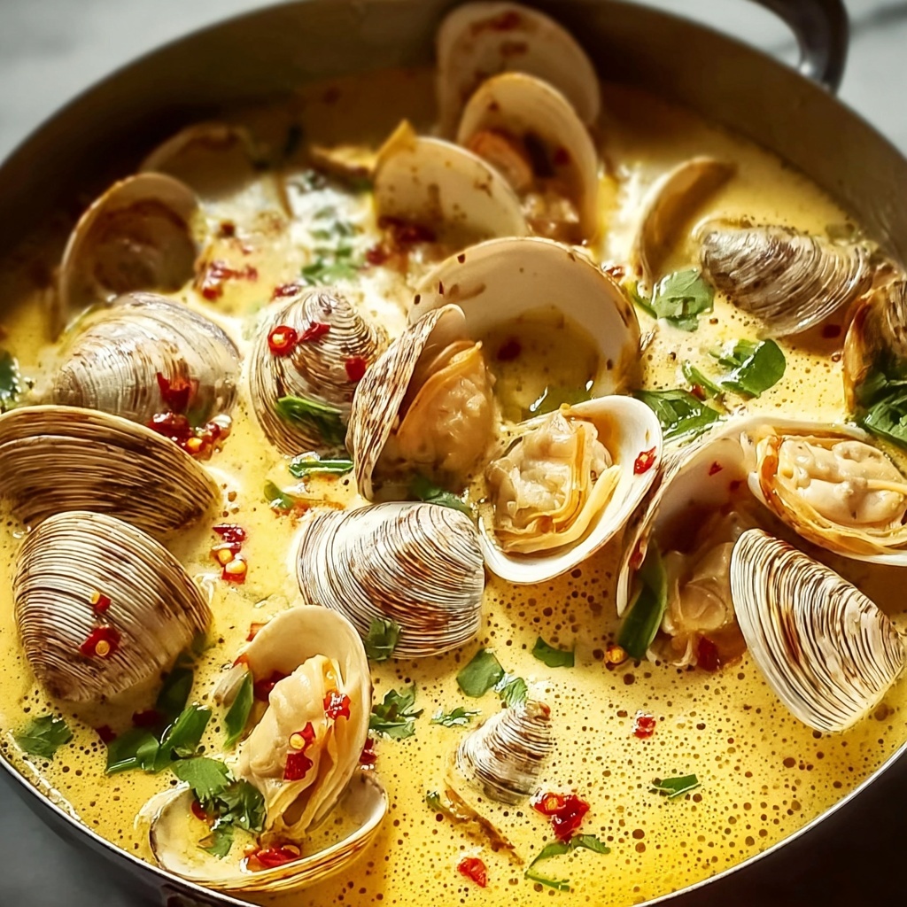 Tropical Coconut Broth Clams with Lemongrass Recipe - Recipe Image