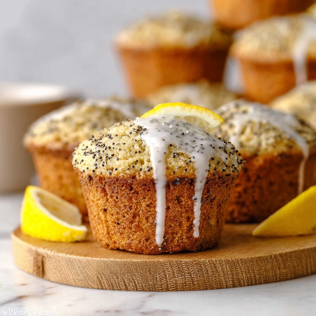 Bakery-Style Lemon Poppy Seed Muffins Recipe - Recipe Image