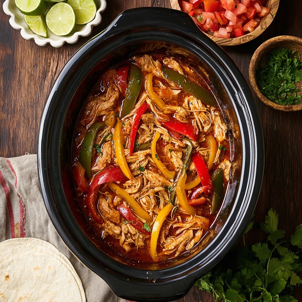 Slow Cooker Chicken Fajitas Recipe - Recipe Image