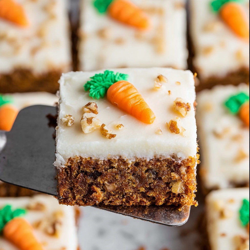 Carrot Sheet Cake with Cream Cheese Frosting and Pecans Recipe - Recipe Image