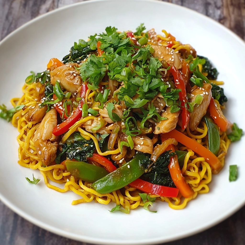 Chicken Stir Fry with Noodles Recipe - Recipe Image