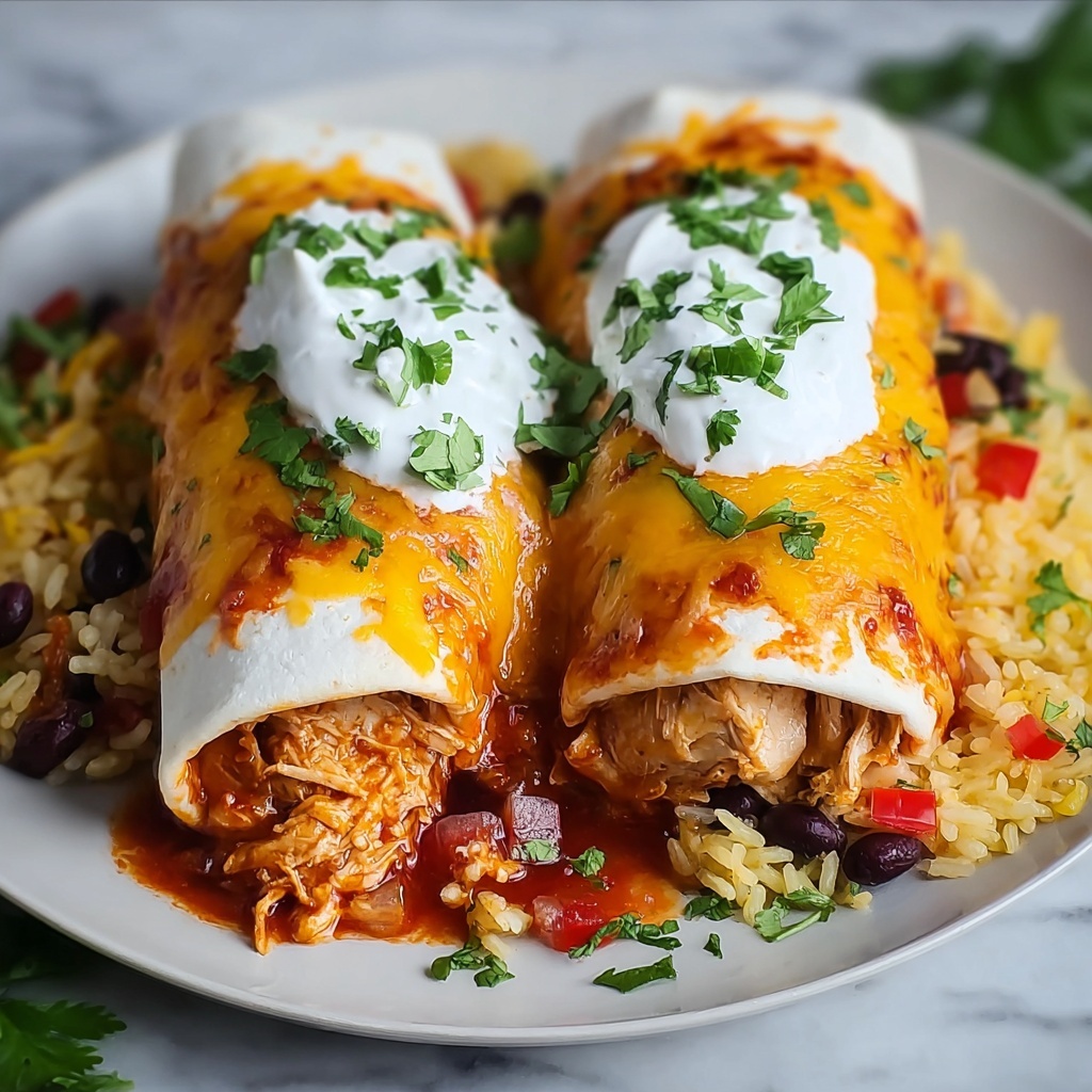 Cheesy Buffalo Chicken Burritos Recipe - Recipe Image