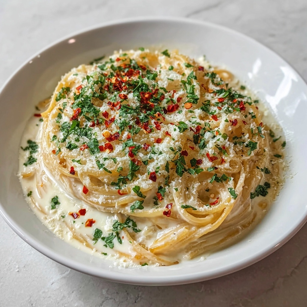 Creamy Garlic Parmesan Sauce Recipe - Recipe Image