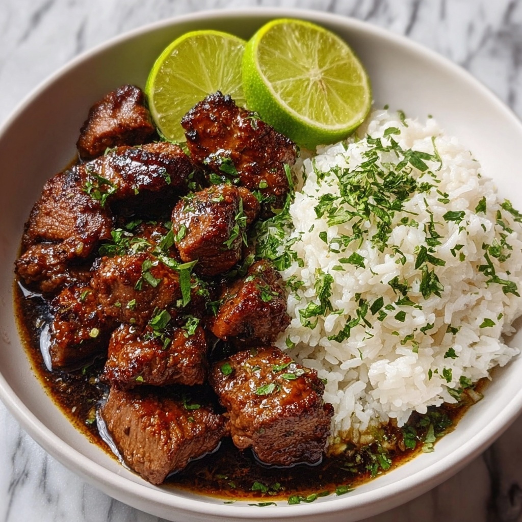 Ginger Lime Pork with Coconut Rice Recipe - Recipe Image