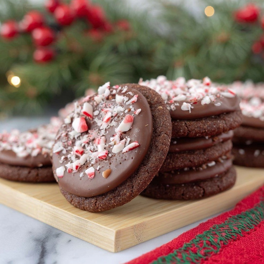 Chocolate Peppermint Mocha Cookies Recipe - Recipe Image